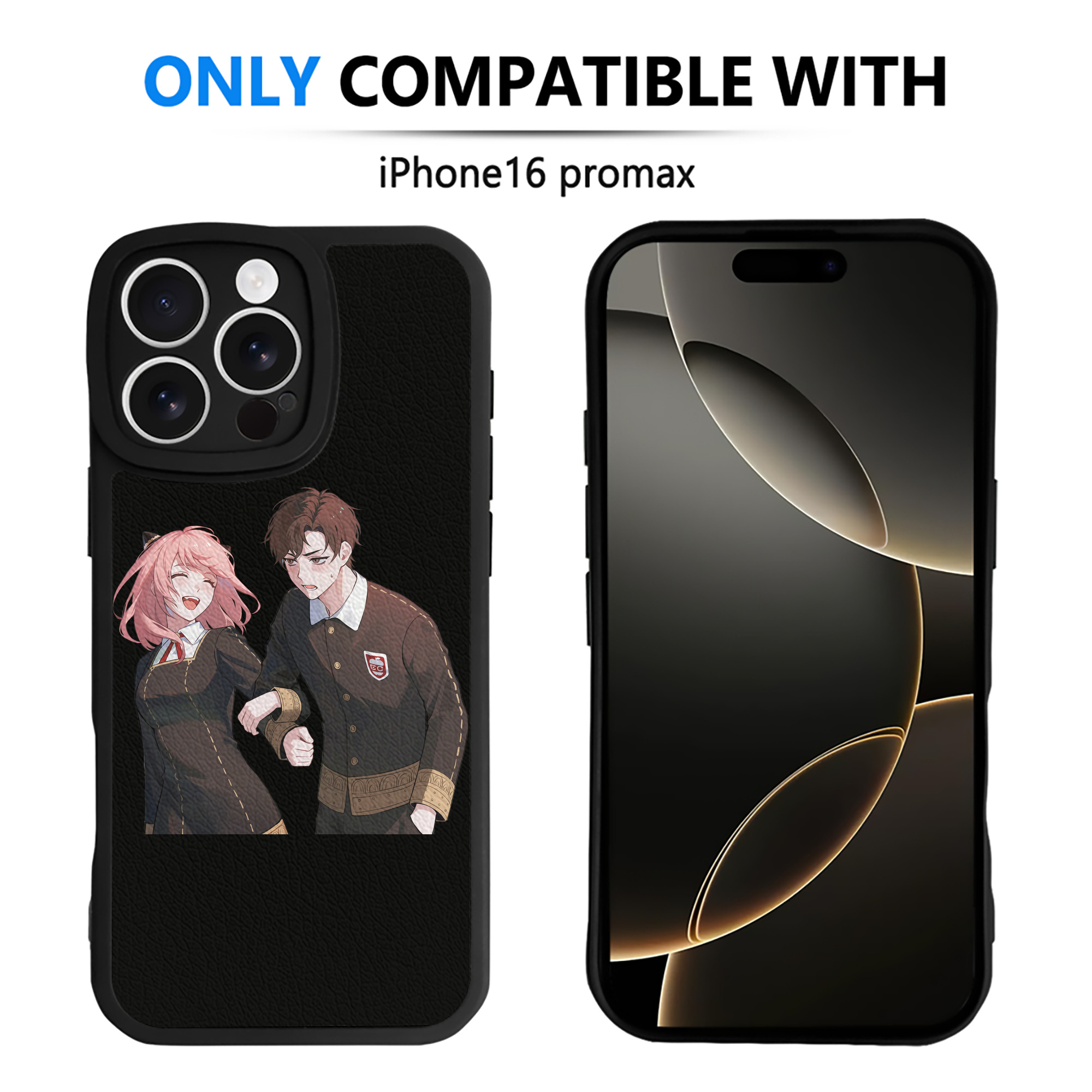 （画像用） SPY×FAMILY间谍家家酒 【iPhone 16シリーズ対応】シリコンスマホケース（レザー調） 材質：シリコン